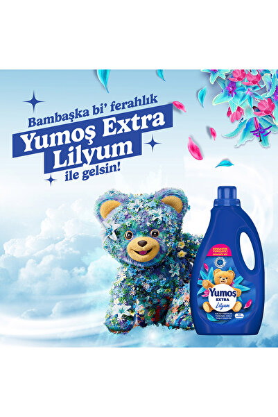 Yumoş Extra Konsantre Çamaşır Yumuşatıcısı Lilyum 105 Yıkama 2520ml x2