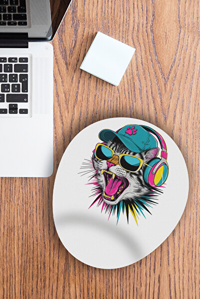 Ormira Konsept لوحة ماوس كات مطبوع مع سماعات الرأس