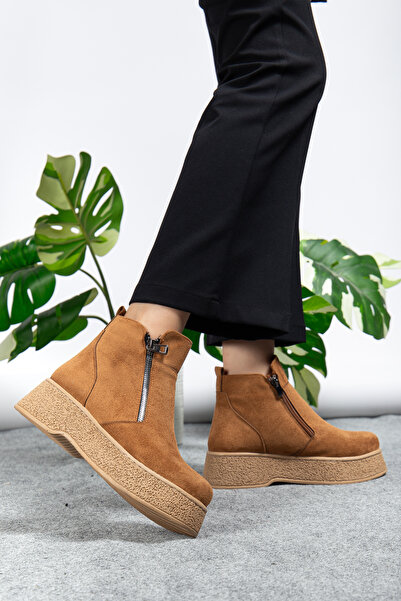 Mc vay Shoes Γυναικεία 014 Αντιολισθητικά Αδιάβροχα Διακοσμητικά Γυναικεία Μποτάκια & Μπότες με φερμουάρ