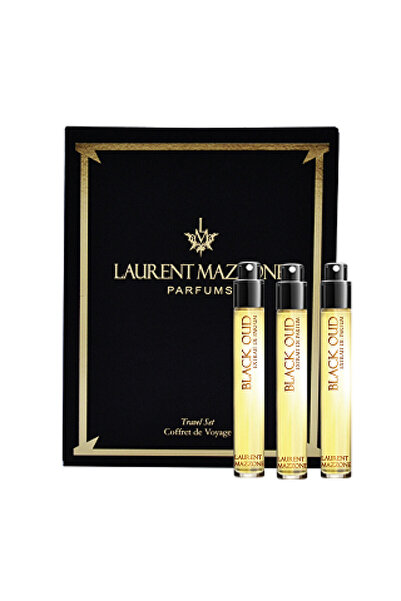 Laurent Mazzone Set Trio, Laurent Mazzone, Black Oud, Extrait De Parfum, For Men, 3 pcs, 15 ml