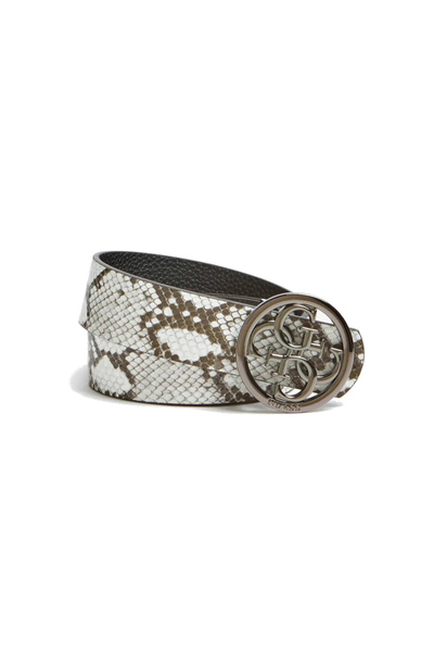 Guess Kirby Not Adjust & Rev, Model cu două fețe, Curea textilă, Model șarpe,...