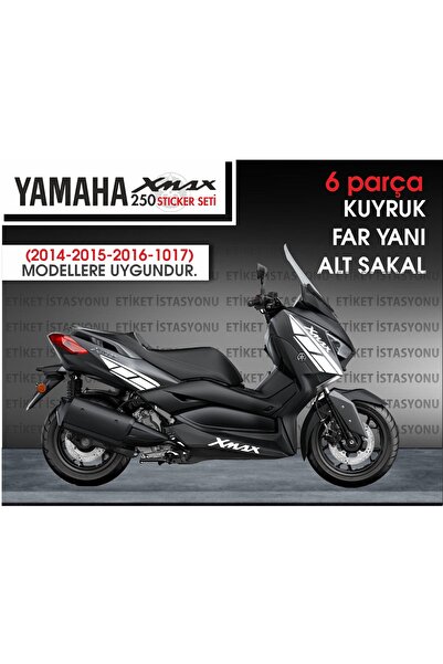 Yamaha Xmax Sakal Set Beyaz