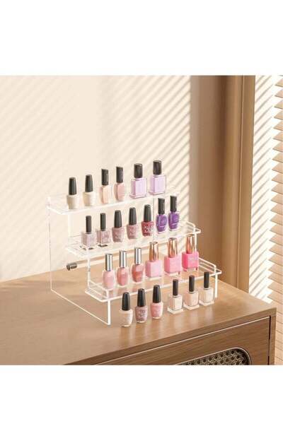 Generic Acrylic Display Risers 9.5" Clear Perfume Organizer Tiered Display Stand