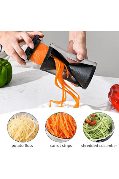 Tohana Julienne Vegetable Carrot Pumpkin Cucumber Chopper Slicer Peeler Spaghetti Kitchen Prep Utensil