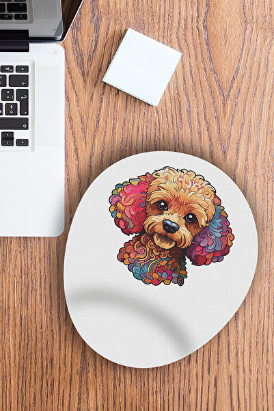 Ormira Konsept لوحة ماوس على شكل كلب بودل مطبوع