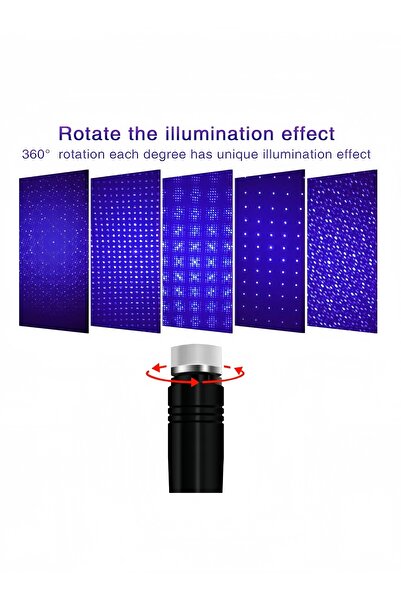 Genaric Car Led Lights,Star Projector Night Light,Romantic Star Interior Projector Night Light