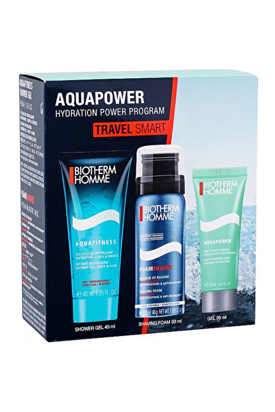 Biotherm Travel Smart Set Biotherm: Aquapower, Moisturizing, Cream, For Face, 20 ml + Aquapower, ...