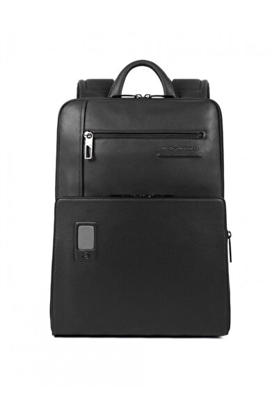 PIQUADRO , Tasche, Leather, Leather Backpack, Black, For Men