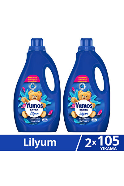 Yumoş Extra Konsantre Çamaşır Yumuşatıcısı Lilyum 105 Yıkama 2520ml x2