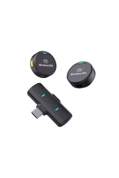 Generic Wireless Microphone Strong Magnetic & Clip– Professional Long-Life Lavalier Mic