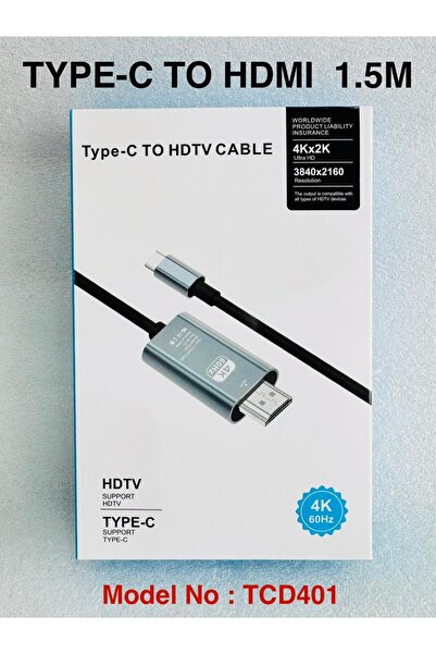Generic Type-C to 4K HD cable for displaying photos and videos, supports all devices and iPhone 15 and 16 60Hz