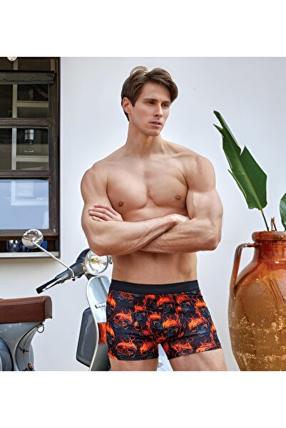 Berrak 5-Piece Men's Digital Print Patterned Boxer 4431