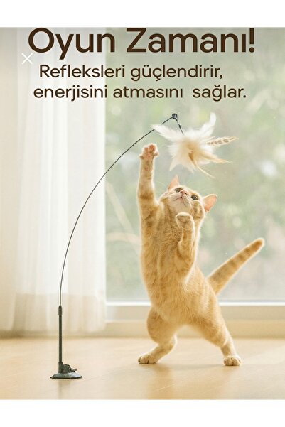 Promplus VANTUZLU TÜYLÜ ZİLLİ KEDİ OYUN OLTASI
