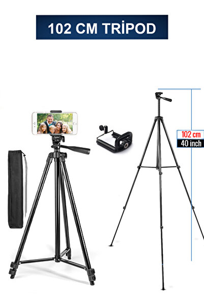 Light Nova Outdoor Tripod 102 cm Selfie Tripod Video Fotoğraf Çekim Tripod