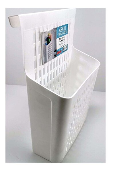 Kenda Eskwang White Hanging Plastic Organizer Basket - Multi-purpose