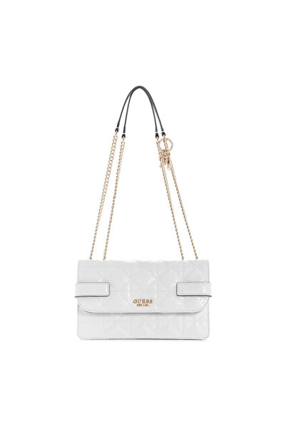 Guess , Malia, Synthetic Leather, Textile Bag, White, GG848821, For Women, 25 x 15 x 9 cm