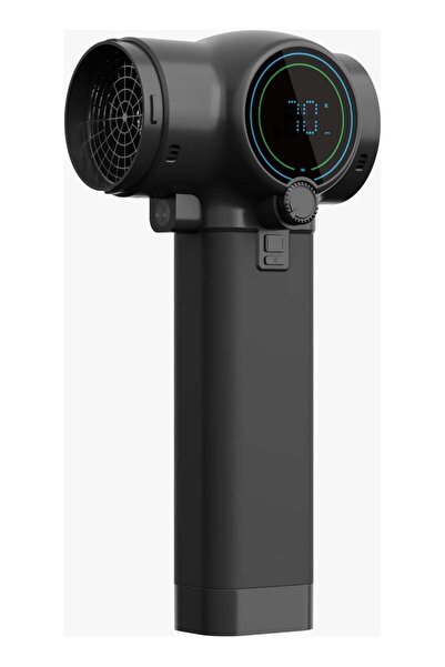 Green Lion Storm Max Portable Air Blower - 750W, 4000mAh, Up to 80 min, Black