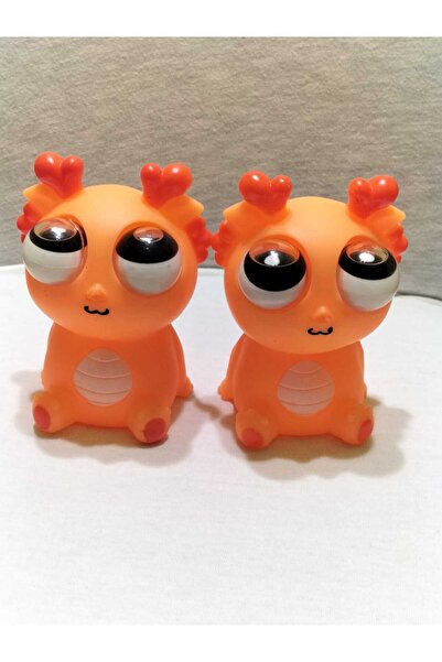 CADI BOUTİQUE 2-Piece Googly Eye Figure Set (Orange + Orange) –