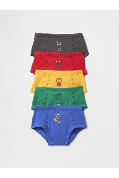 GAP Bebek Çok Renkli Marvel Külot (5'li)
