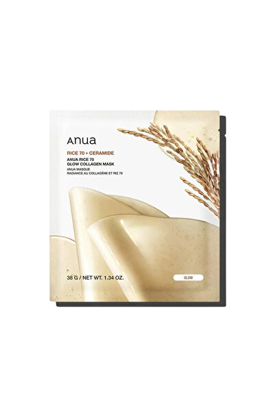 ANUA Anua, Rice 70 Glow, Mască de față, 28 bucăți