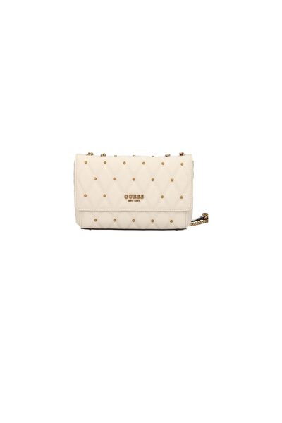 Guess Guess, Triana, Textile Crossbody Bag, Ivory, HWQS8553210, 26 x 16 x 9 cm, For Women