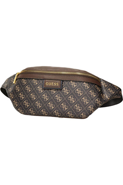 Guess Vezzola, Textile bag, Strap, Dark brown, For women