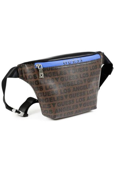 Guess Guess, Dan, Textile Fanny Pack, Bum, Black/Brown, For Men