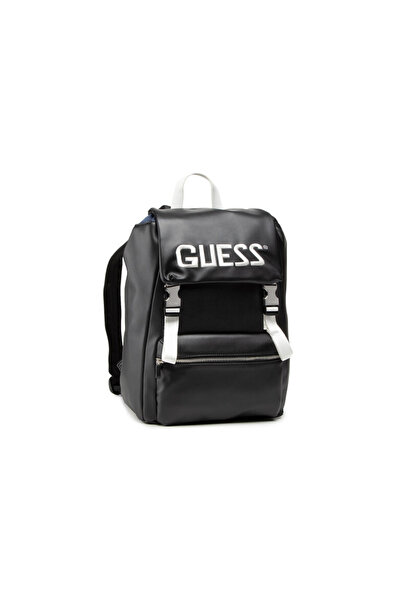 Guess , Salameda, Synthetic Leather, Textile Backpack, Black, Laptop Compartiment, HMSALOP1105, ...