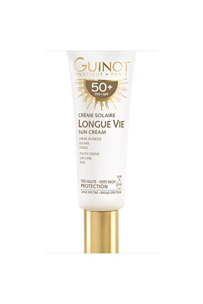 Guinot , Longue Vie, Anti-Ageing, Sunscreen Cream, For Face, SPF 50+, 50 ml