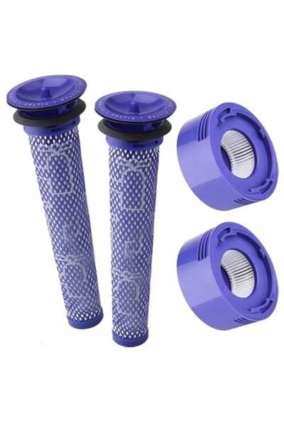 Rovexa Set de filtre compatibile fără fir Dyson V7 V8, 4 bucăți (față, spate)
