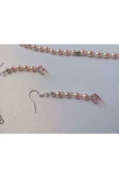 OEM - Set of synthetic pearls and Swarovski crystal