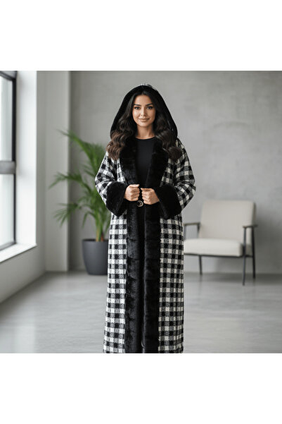 alqarat make this bisht on lady with same design and color