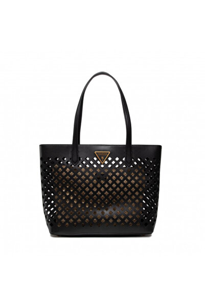 Guess Guess, Aqua, Textile Bag, Black/Brown, For Women, 29 x 32/40 x 12