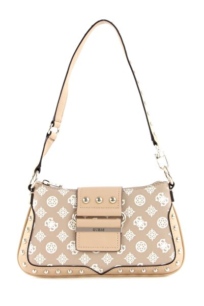 Guess , Greta, Textile Handbag, Mini, Sand, hwvb81 29210, 16 x 29 x 5.3 cm