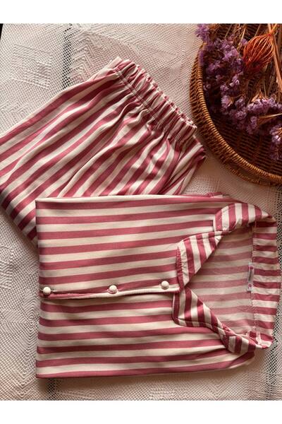 inspira lingerie Women's Buttoned Cotton Thin Sh Fleece-Lined Pajama Set