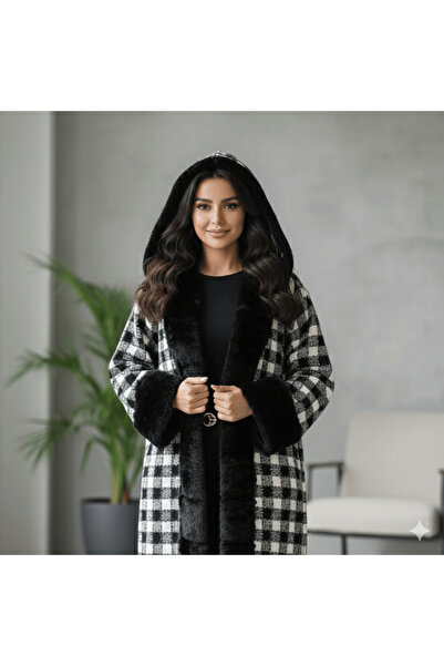 alqarat make this bisht on lady with same design and color