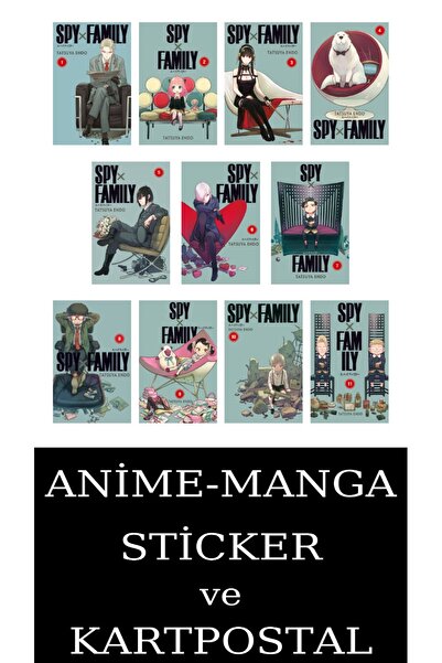 Gerekli Şeyler Yayıncılık Spy X Family 1-2-3-4-5-6-7-8-9-10-11 Manga Seti (11...