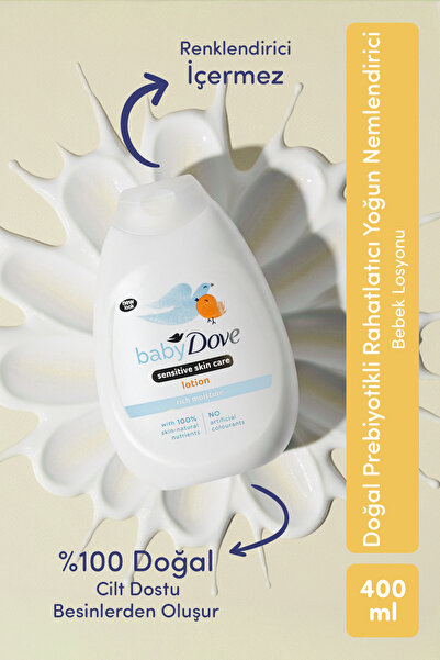Dove Hoş Geldin Bebek Seti,doğal Prebiyotikli Göz Yakmayan Sülfatsız Losyon 400 Ml& Şampuan 200ml, Saç Ve