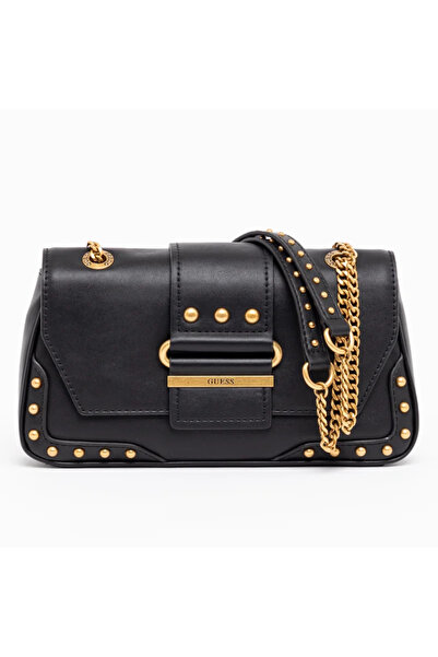 Guess Greta, Poliuretan, Geantă crossbody din material textil, Negru, hwvb81 ...