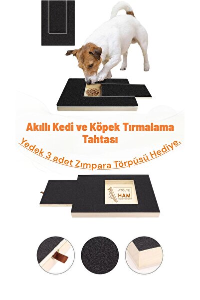 Atölye Ham لوح تدليك وتقشير الأظافر الذكي للقطط والكلاب