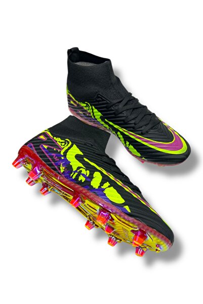 güneşayakkabı 615 Phantom Özel Taban Çoraplı Krampon Siyah