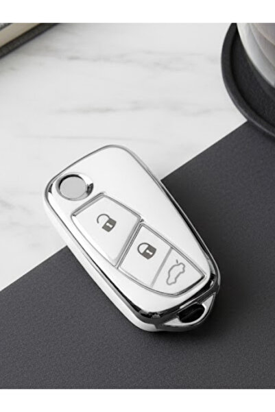 Lanitra غطاء مفتاح نانو بثلاثة أزرار لسيارات فيات بوكسر ودوكاتو وفيورينو ولين...