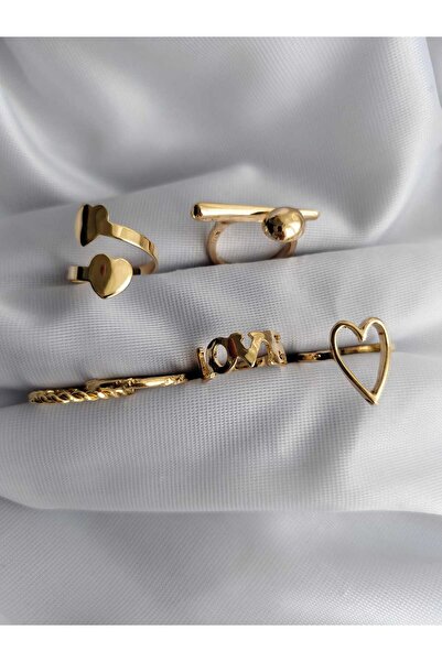 FASHİON JEWELRY خاتم متعدد قابل للتعديل بتصميم أنيق ورائع