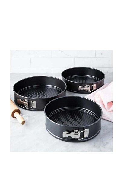 GENERIC4 Stainless Steel Cake Pan Set - 3 Pieces