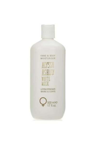 Alyssa Ashley مرطب اليدين والجسم بالمسك الأبيض – 500 مل