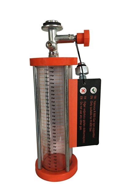 Ermiya Buzdolabı R-600A R-290A Ayarlanabilir Vanalı Gaz Şişesi