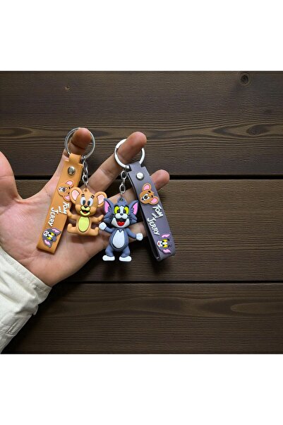 MİRAYPAZARLAMA سلسلة مفاتيح لطيفة بشخصيات كرتونية، سلسلة مفاتيح للسيارة، مجمو...