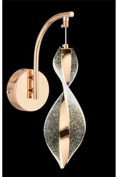 Led 2 Pieces of Wall Lights with 3 Light Options in Gold Color