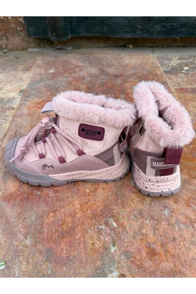 MARCOMEN Μπότες χιονιού για κορίτσια με φλις εσωτερικά και φερμουάρ, μεγέθη 26-36