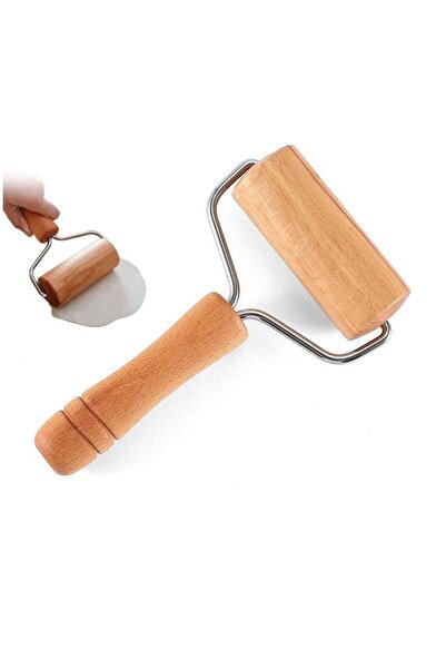 Kenda نشابة خشبية لعجين البيتزا، بني، 12 سم